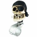 Abfer Car Steering Wheel Knob Skull Power Turning Assist Suicide Spinner Brody Knobs Fit Vehicles Trucks Boats Black 