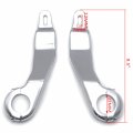 Httmt- Chrome Fairing Support Bracket Mount Kit Compatible With H-d Road Glide Fltrx 2015-2022 P N Mt456-001-cd