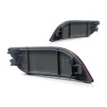 Rear Bumper Reflector Pair For Jeep Compass 2017 To 2024 Capa Red Lens Abs Plastic With Bulbs Ch1184106c Ch1185106c 55112679aa
