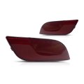 Rear Bumper Reflector Pair For Jeep Compass 2017 To 2024 Capa Red Lens Abs Plastic With Bulbs Ch1184106c Ch1185106c 55112679aa 