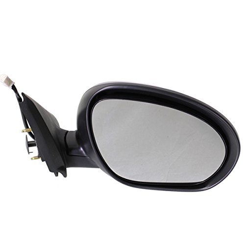 Fits 2011-2012-2013 Nissan Juke Power Unheated Non-heat Manual-folding Smooth Black Rear View Mirror Right Passenger Side 11 12