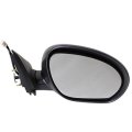 Fits 2011-2012-2013 Nissan Juke Power Unheated Non-heat Manual-folding Smooth Black Rear View Mirror Right Passenger Side 11 12 