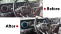 Air Conditioner Vent Ring Interior Accessories For Wrangler Jl 2018-2023 Gladiator Jt 2020-2023 Dashboard Conditioning Outlet