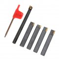 5pcs Indexable Turning Tool Setf4-1-10mm Cemented Carbide Insert Bit Insertfor Cutting Chamfering