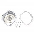 Httmt Mt313-005a- Chrome Left Engine Stator Cover See Through Compatible With 2007-2014 Cbr600rr F5 W Gasket