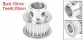 Uxcell Aluminum 20t 10mm Bore 3mm Pitch Timing Belt Pulley For