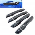 Erush Carbon Fiber Print Style Side Door Handle Cover Overlay For 2016-2020 Civic No Smart Buttons 