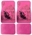 Pink Marilyn Monroe Print Design Carpet Car Suv Truck Floor Mats 4 Pcs 