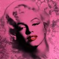 Pink Marilyn Monroe Print Design Carpet Car Suv Truck Floor Mats 4 Pcs