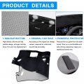 Autorder Dashboard Cover Mat For 2021 2022 2023 2024 Buick Envision Accessories Flannel Dash Sunshade Glare Uv Rays Protector