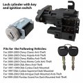 12458191 12533953 Lock Cylinder With Keys Ignition Switch For 2003 Chevrolet Impala Ls Sedan 4-door 3 8l 3800cc 231cu In V6 Gas