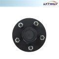 Pre Assembled 5 On 4 In Trailer Hub Kit With Bearing Replacement For 3500 Lbs 84 Spindle 8 Piece Set