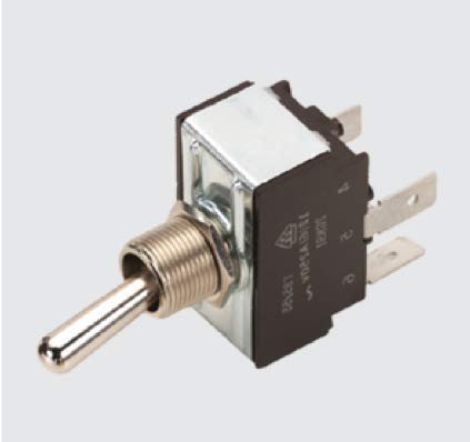 Carling Technologies Metal Bat Style Toggle Switch Dp On-none-off 250 Tab Terminations 20a 250vac
