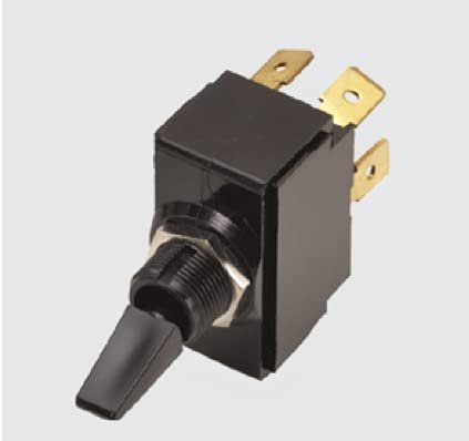 Carling Technologies Metal Bat Style Toggle Switch Dp On-none-off 250 Tab Terminations 20a 250vac