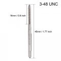 Uxcell Machine Tap 3-48 Unc Thread 2a High Speed Steel Screw Taps Threading Tapping Tool