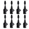 Ocpty Fits 1997-2001 For Infiniti Q45 4 1l V8 Ignition Coil Packs 3-pins Uf282 8 Coils 
