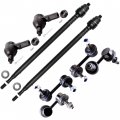Outer Tie Rod End Inner Rear Stabilizer Sway Bar Link Front Fit For 2001-2005 Honda Civic Excluding All Si Models 8pcs