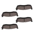 Rear D879 Semi Metal Disc Brake Pad Set Forord Expedition 1997 2002 Ford F 150 1999 2004 F 250 1998 Lincoln Navigator And Town 