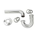 Master Plumber 1-1 2 Chrome Kitchen Wall Drain P Trap 