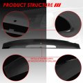 Front Upper Vent Portion Dash Board Cover Overlay Compatible With Cadillac Escalade Esv Ext 07-14 Dark Brown