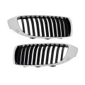 Front Grilles For Bmw 428i Gran Coupe And Xdrive 2015 2016 Driver Passenger Side Pair Textured Black Abs Plastic Standard Model 