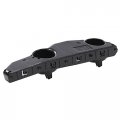 G-plus Front Left Right Side 1pair Bumper Brackets Compatible With Nissan Sentra Sedan Ni1033107 Ni1032107 2013-2015 Black