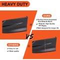 Ecotric Front Bumper Spoiler Lip Compatible With 2014-2015 Honda Civic 2dr Coupe Hfp Style 2pcs Painted Black