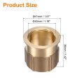 2pcs Faucet Nut Fixed Base Id 18 X H 1 42 Copper Fixing Tap Fastener Assembly For Kitchen And Bathroom