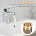 2pcs Faucet Nut Fixed Base Id 18 X H 1 42 Copper Fixing Tap Fastener Assembly For Kitchen And Bathroom
