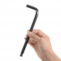 Uxcell 3 8 Ball End Hex Key Wrench L Shaped Long Arm Cr-v Repairing Tool Black