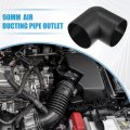 A Absopro Car Air Diesel Heater Duct Warm Ducting Pipe Elbow Outlet Connector 3 54 90mm Od Black
