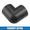 A Absopro Car Air Diesel Heater Duct Warm Ducting Pipe Elbow Outlet Connector 3 54 90mm Od Black