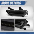 Auto Dynasty Tinted Led Neon Tube Bar Third Tail Brake Light Reverse Back Up Rear Fog Lamp For Ford Mustang 15-18