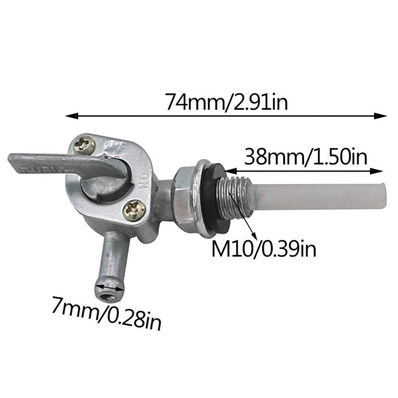 Tdpro Gas Petrol Fuel Tank Switch Valve Petcock For Atv Quad Pit Bike 50cc 70cc 110cc 125cc 150cc