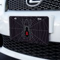 Graphics More Black Spider On Web Novelty Metal Vanity Tag License Plate
