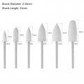 Uxcell Mounted Grinding Bits Grinder Heads Different Head Shapes Silicone Polishing Wheels For Rotary Tools Gray 6pcs
