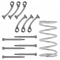 Caltric 6x Clutch Weights Centrifugal Lever Set W Spring Compatible With Can-am Outlander 650 2007-2022