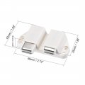Uxcell Double Touch Catch Magnetic Latch For Cabinet Door Cupboard White 5pcs