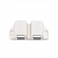 Uxcell Double Touch Catch Magnetic Latch For Cabinet Door Cupboard White 5pcs