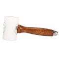 Yaetek Diy Leathercraft Wooden Mallet Leather Carving Hammer Wood Handle Nylon T Head 