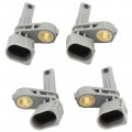 Autokay 4x Abs Wheel Speed Sensor Kit Fits For Audi Q7 Vw Touareg Porsche Cayenne 03-10