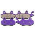 Carbon Fiber Brake Pads Front And Rear Fa197 For Honda Dream 50r Nsf100 Nsr50 Kawasaki Eliminator 125 Klr650 Ninja 250r 300 