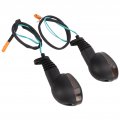 Aramox Motorcycle Indicator Lamp 1 Pair 12v Dc Left Right Turn Signal Light Led Blinker Replacement For Ninja 250r Klx 250sf