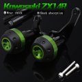 Nbvlkh Cnc Motorcycle Frame Sliders Crash Protector Pads For Kawasaki Zx14r 2006 2007 2008 2009 2010 2011 Black