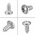 Uxcell Self-tapping Screws 12x1 2 50pcs Phillips Self Tapping Screw 304 Stainless Steel