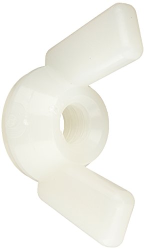 Nylon Wing Nuts 1 4-20 Coarse Thread Beige Box Of5 Pieces 1 4 In Diameter