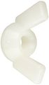 Nylon Wing Nuts 1 4-20 Coarse Thread Beige Box Of5 Pieces 1 4 In Diameter 