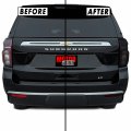 Slickmod Precut Vinyl Smoke Tint For 2021-2022 Chevy Suburban Tail Light Reflector Third Brake 1 Taillight Combo 20 Dark 