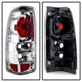 Acanii For 1999-2002 Chevy Silverado 1500 99-06 Gmc Sierra Chrome Tail Lights Brake Lamps Driver Passenger Side