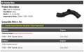 Air Intake Hose Compatible With 1992-1995 Toyota Camry 2 2l 4-cylinder